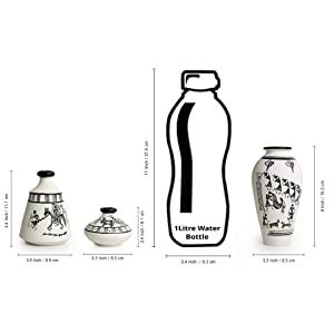 Buy ExclusiveLane Earthenware Terracotta Pots Flower Vases for Living ...