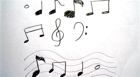 Music Notes Drawing at PaintingValley.com | Explore collection of Music ...