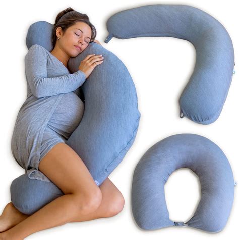 PharMeDoc Multifunctional Pregnancy Pillow with Cooling Cover