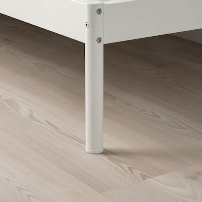 KLEPPSTAD bed frame, white/Vissle beige, 140x200 cm (551/8x783/4") - IKEA