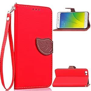 Oppo R9s Plus Folio Cover, Smarit Hear Accessory Bumper Shell for ...