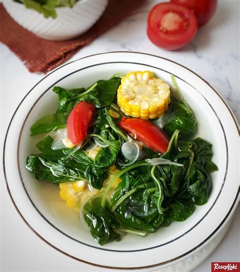 sayur bayam resep
