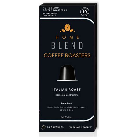 Italian Roast - Aluminium Coffee Pods / Capsules - Pack of 10 – Home ...
