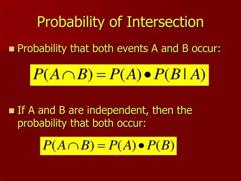 Image result for Intersect Probability