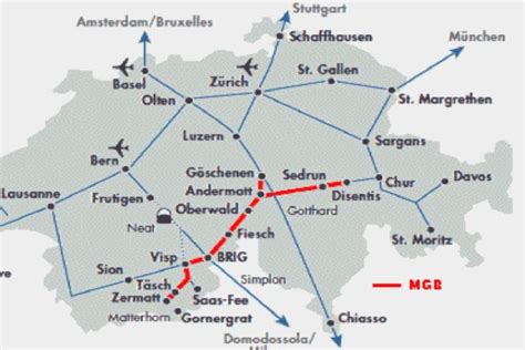 Matterhorn Gotthard Bahn - Swiss Travel System