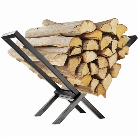 Snapklik.com : Firewood Log Rack Indoor: 22 Inch Heavy Duty Outdoor ...