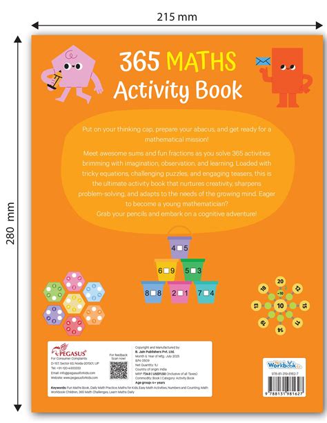 365 Maths Activity Book — pegasusforkids