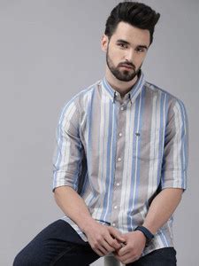 THE BEAR HOUSE Men Striped Casual Multicolor Shirt - Buy THE BEAR HOUSE ...
