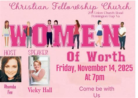 Speaker Vicky Hall, Christian Fellowship Church, Pennington Gap, 14 ...