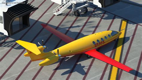 3D Eviation Alice DHL Simple Interior Rigged | 3D Molier International