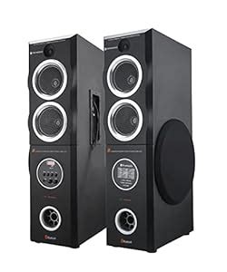 TECHXEWOO TS1080BT 250 Watts Double Tower Speaker with Dual 10" woofer ...