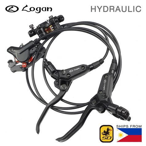 LOGAN M500 MTB Bicycle Hydraulic Disc Brake Set for Mountain Bikes ...