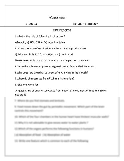 Life Process Class 10 CBSE 的图像结果