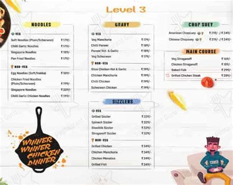 Menu at Board Game Cafe, Hyderabad