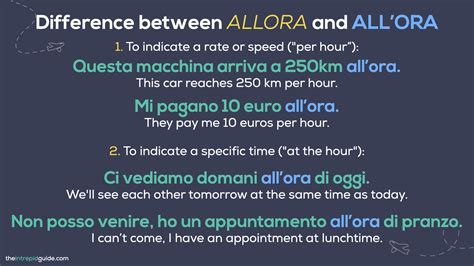 How to use ALLORA in Italian: 12 Ways Italians Use it (PDF Cheat-Sheet ...