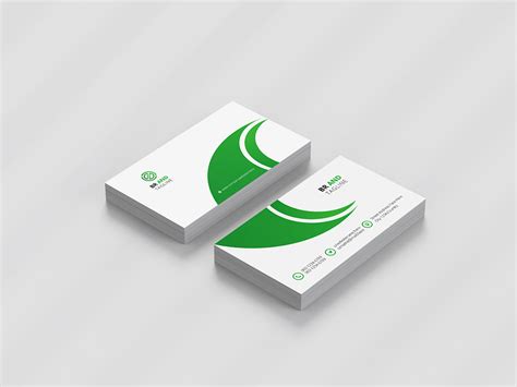 Professional business card design template by Wave Vector on Dribbble