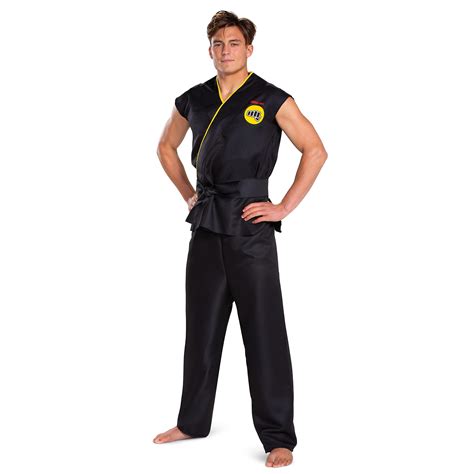 Buy Disguise Mens Cobra Kai Adult Costume, Official Cobra Kai Gi for ...