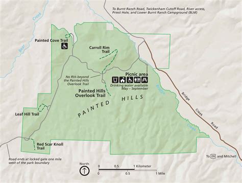 Carte John Day Fossil Beds National Monument