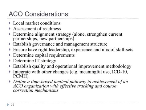 Accountable Care Organization (ACO) Tutorial | PPT
