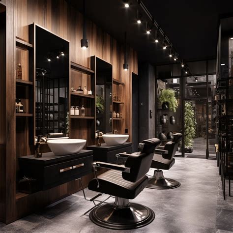 Luxury meets masculinity in this stunning barber studio design. The ...