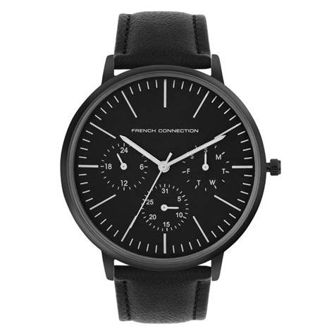 Buy French Connection Men Mario Black Dial Analog Watch FCN00051C (M ...