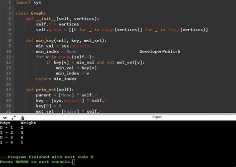 Image result for Minimum Spanning Tree in Python