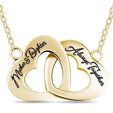 Mother Daughter Necklace 14K Gold at Anita Goodwin blog