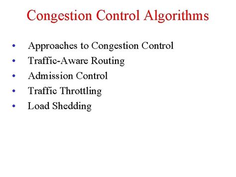 Image result for Custom Congestion Control Algorithms