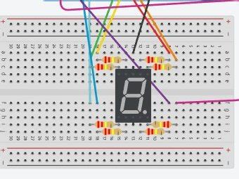 Image result for 9 Segment Display Arduino Project