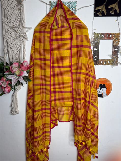 Jamdani Cotton Checks Suit Set – Modau