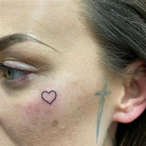 101 Best Heart Tattoo On Face Designs That Will Blow Your Mind!
