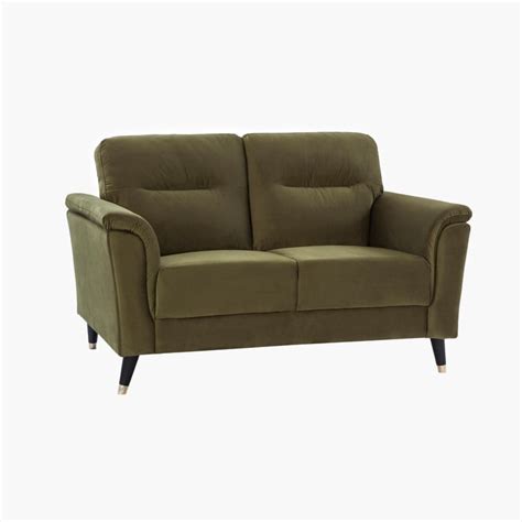 Buy Helston Fabric 2-Seater Sofa - Olive from Home Centre at just INR ...