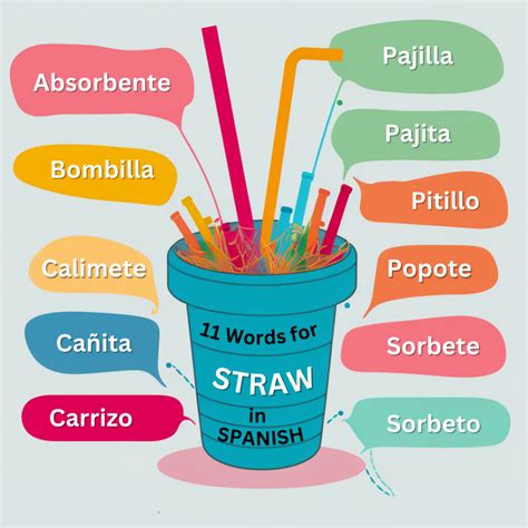 What Are Different Ways To Say Straw In Spanish at Dennis Fleming blog