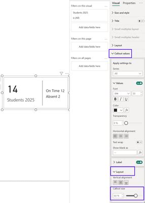 Solved: Card (New) Formatting - Aligning reference labels ...