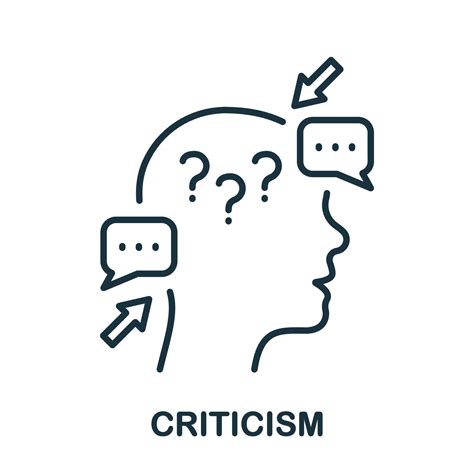 Criticism Line Icon. Angry Swear, Complain, Frustrated Human Outline ...