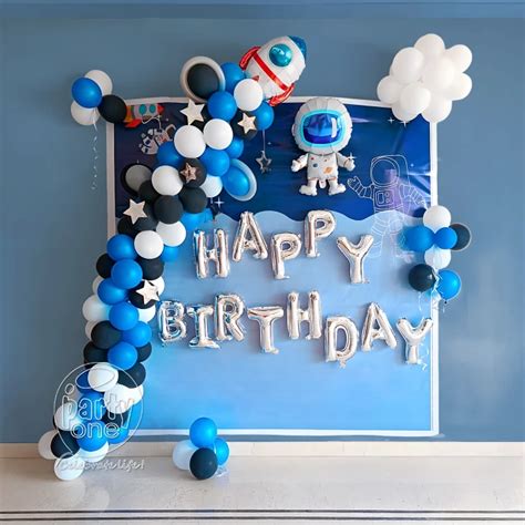 Celebrate Birthday with Space & Astronaut Theme Balloon Decor in Pune