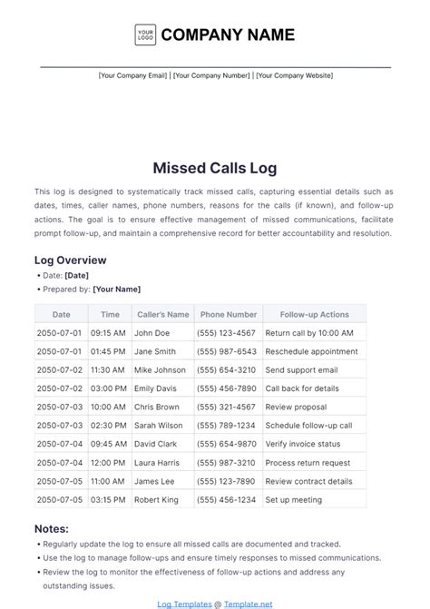 Image result for Missed Call Log