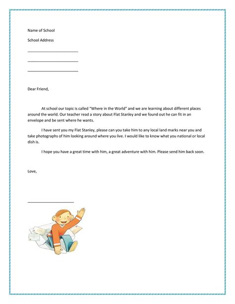 Flat Stanley Envelope