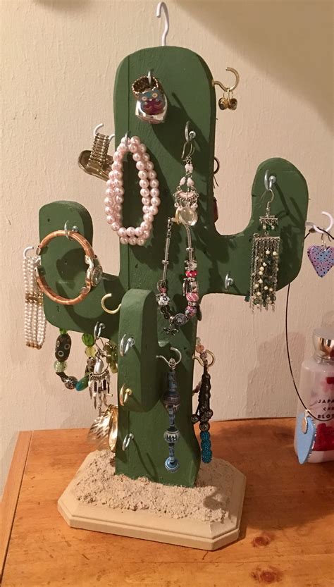 DIY Cactus Jewelry Holder