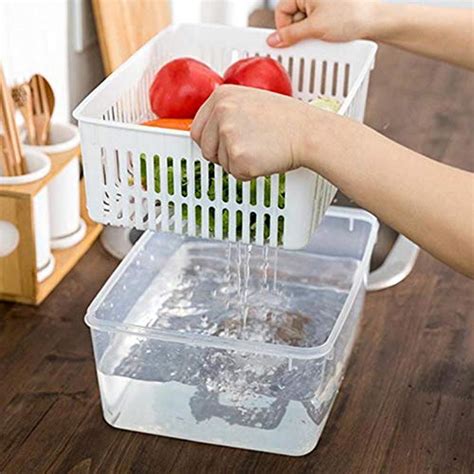 Buy Rixim Plastic Refrigerator/Fridge Portable Food Storage Boxes ...