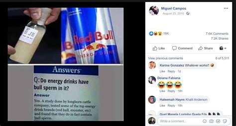 Fake News: Red Bull Does NOT Contain Taurine Extracted From Bull Semen ...