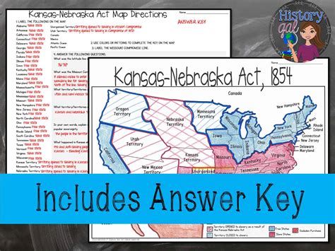 Kansas Nebraska Act Map The Kansas Nebraska Act And Its Impact On The