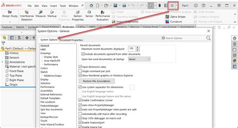 Image result for SolidWorks Setting