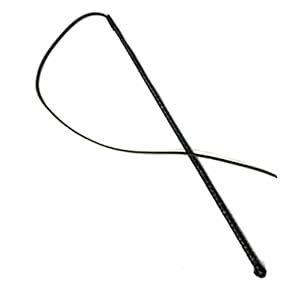 PETS TRIANGLE 25” Genuine Leather Braided Stick for Horse Training ...