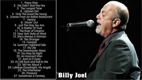 Billy Joel's Greatest Hits || Best Songs Of Billy Joel | Billy joel ...