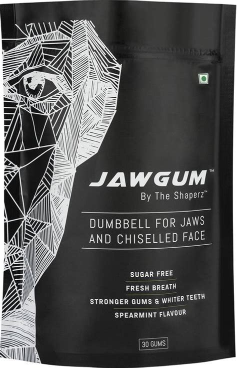 JAWGUM Chewing Gum | Reduce Double Chin | Chiselled Sharp Jawline ...
