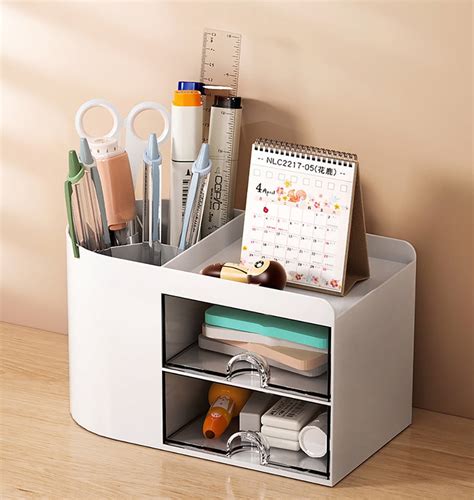 INvench Office Desk Organizer with Drawer, Office Supplies India | Ubuy