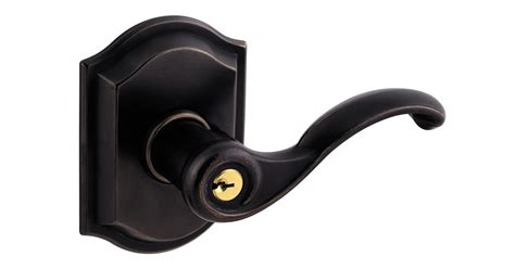 Baldwin L531471LENT Paddle Single Cylinder Keyed Entry Leverset with ...