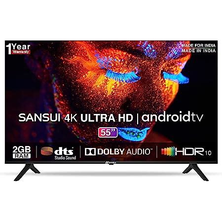 Nextview 140 cm (55 Inches) 4K Android Smart LED TV NV24K55S9 (Black ...