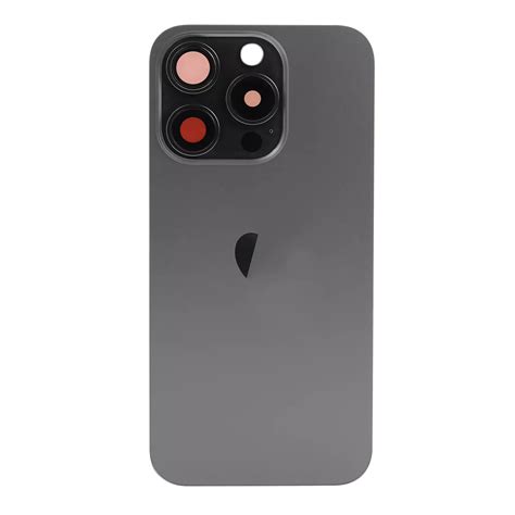 Replacement For iPhone 15 Pro Back Glass Panel With Magsafe Magnet-Bla